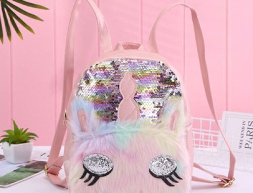 Girls Magic Kids sequins School Backpack