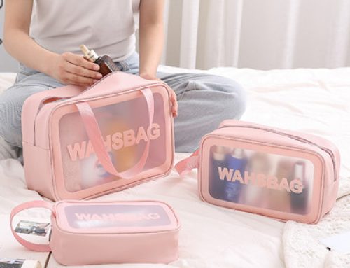 Toiletry pu Travel Makeup Cosmetic Bag